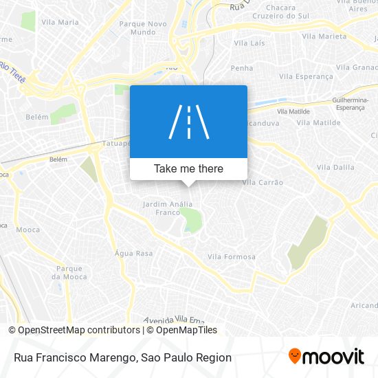 Rua Francisco Marengo map