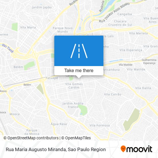 Rua Maria Augusto Miranda map