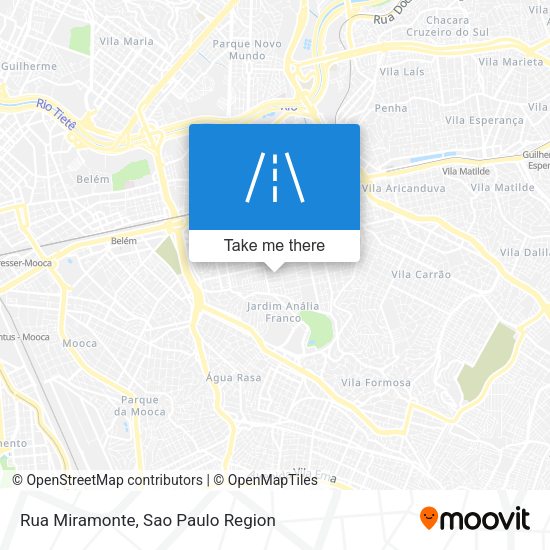 Rua Miramonte map