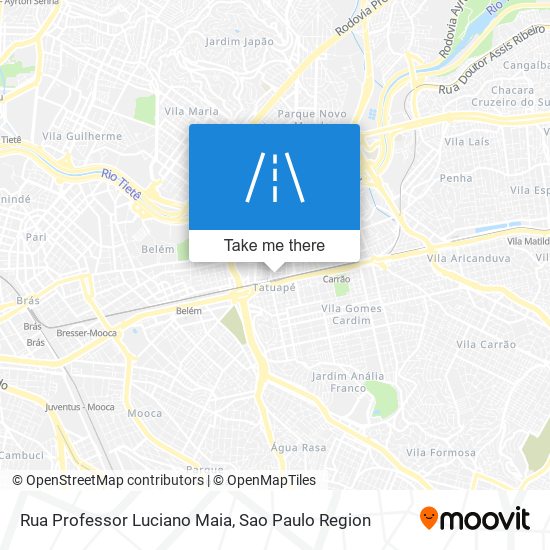 Rua Professor Luciano Maia map