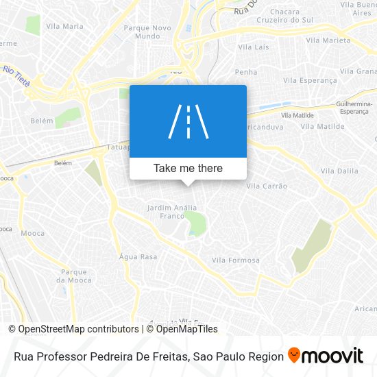 Rua Professor Pedreira De Freitas map
