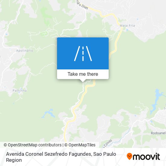 Avenida Coronel Sezefredo Fagundes map