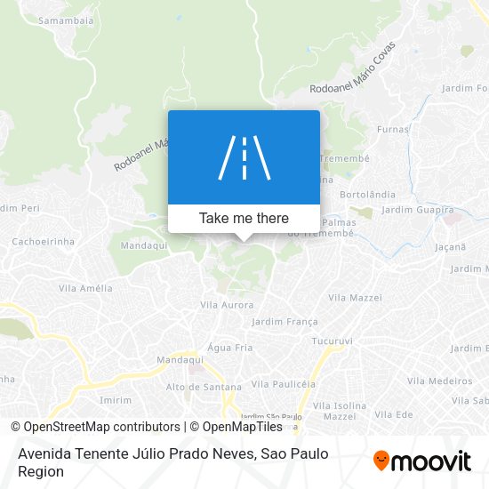 Avenida Tenente Júlio Prado Neves map