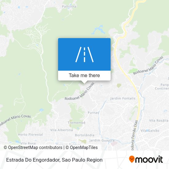 Estrada Do Engordador map