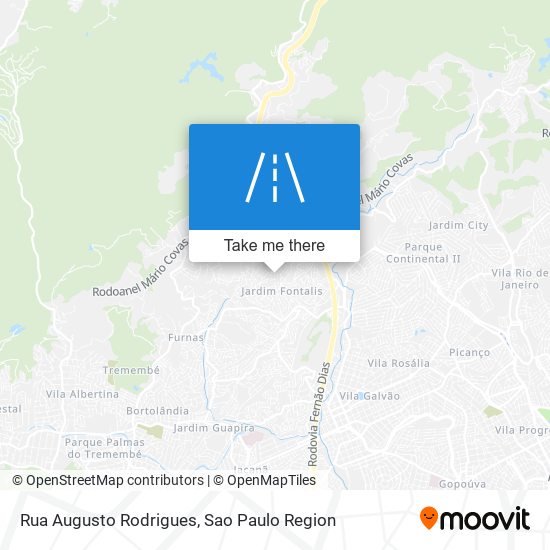 Rua Augusto Rodrigues map