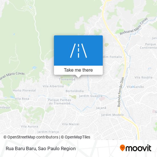 Rua Baru Baru map