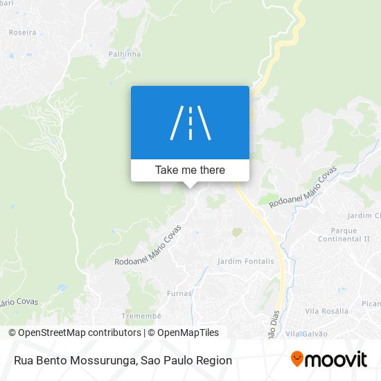 Rua Bento Mossurunga map