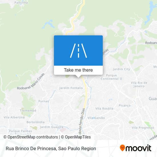 Rua Brinco De Princesa map
