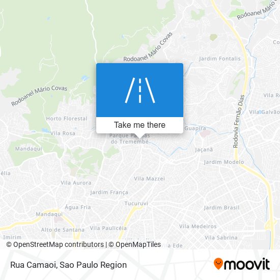 Rua Camaoi map