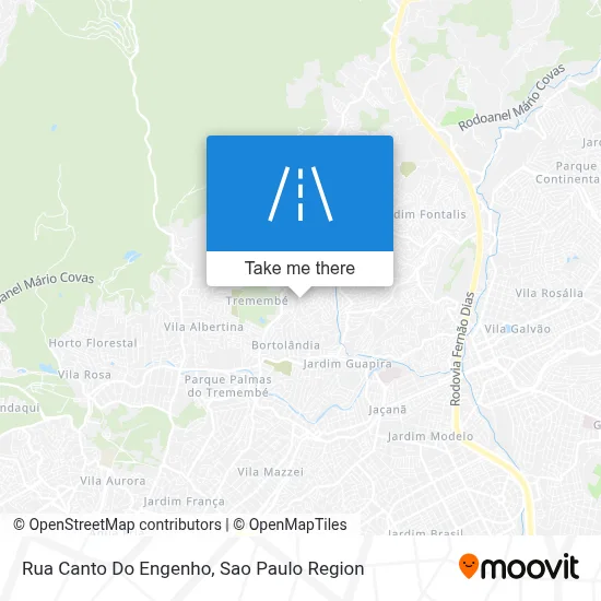 Rua Canto Do Engenho map
