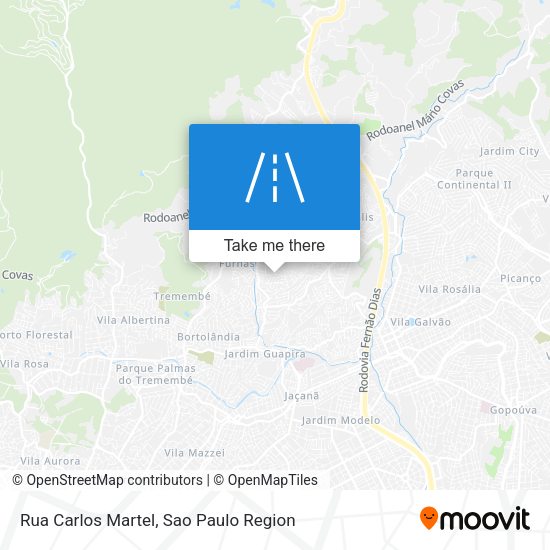 Rua Carlos Martel map