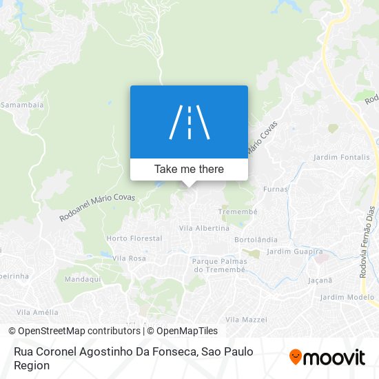 Rua Coronel Agostinho Da Fonseca map