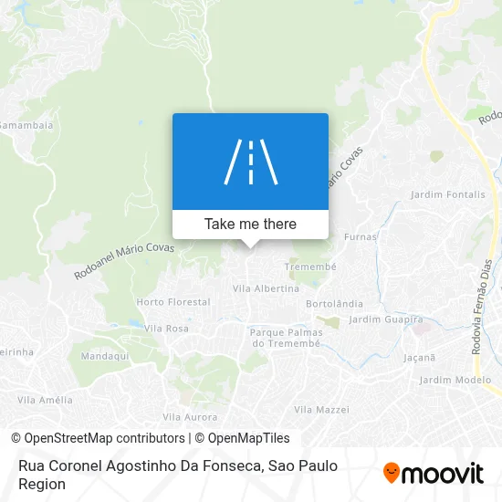 Rua Coronel Agostinho Da Fonseca map