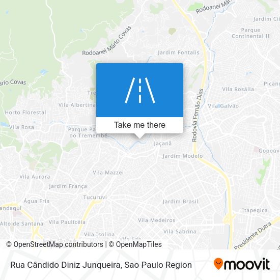 Rua Cândido Diniz Junqueira map