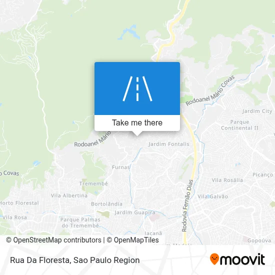 Rua Da Floresta map