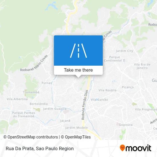 Rua Da Prata map