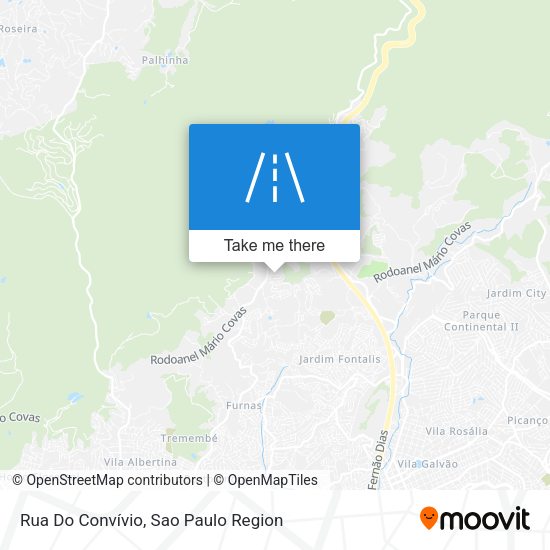 Rua Do Convívio map