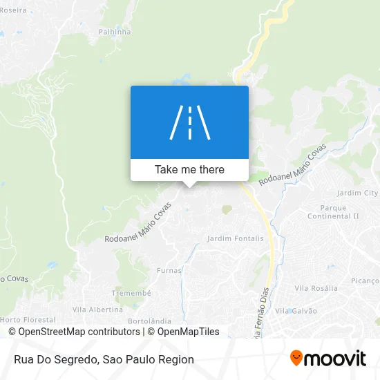 Rua Do Segredo map