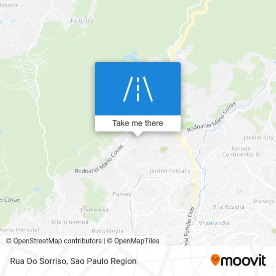 Rua Do Sorriso map