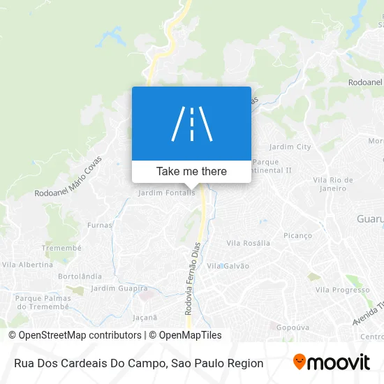 Rua Dos Cardeais Do Campo map