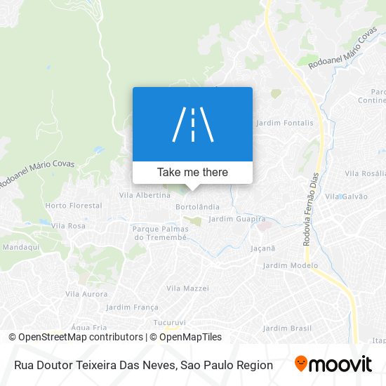 Mapa Rua Doutor Teixeira Das Neves