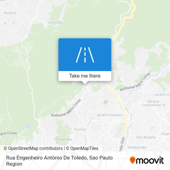Rua Engenheiro Antônio De Toledo map