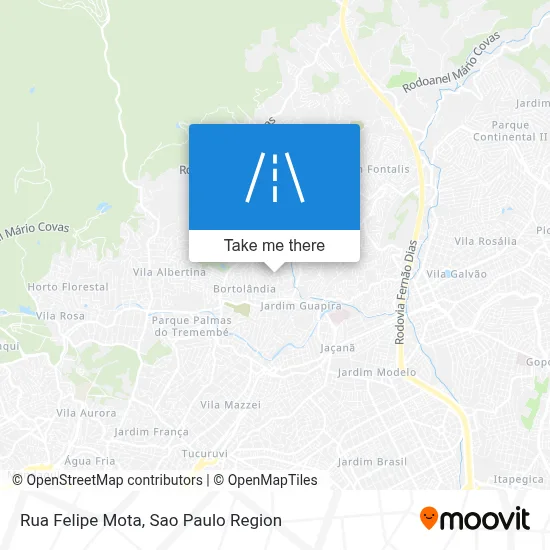 Rua Felipe Mota map