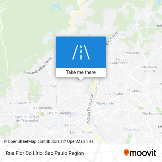 Rua Flor Do Lírio map