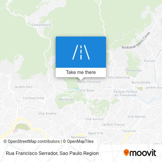 Rua Francisco Serrador map