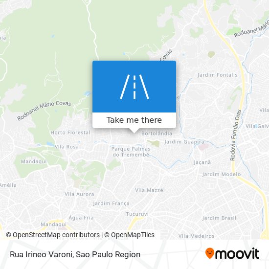 Rua Irineo Varoni map