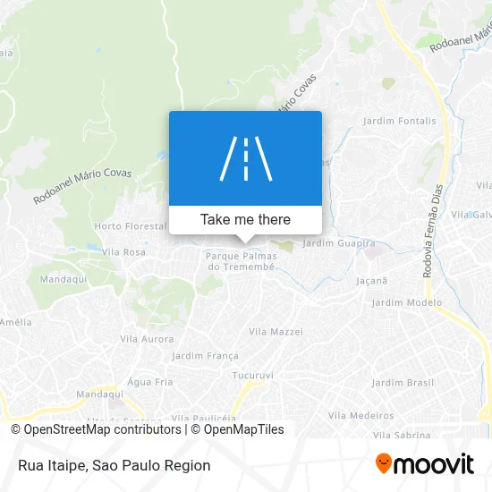 Rua Itaipe map