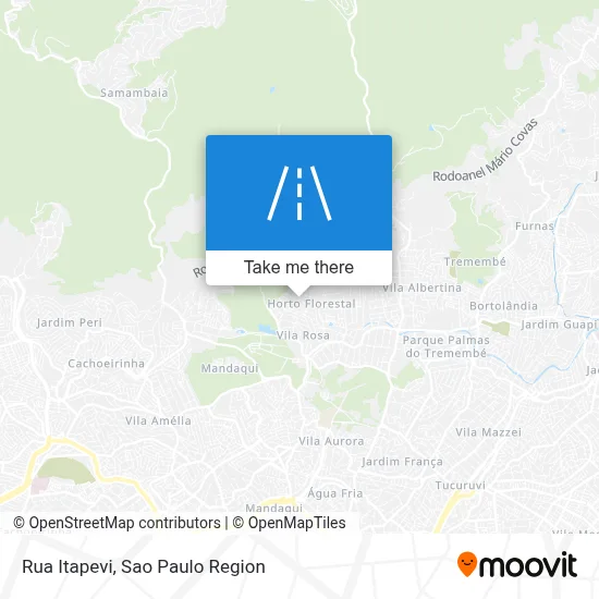 Rua Itapevi map
