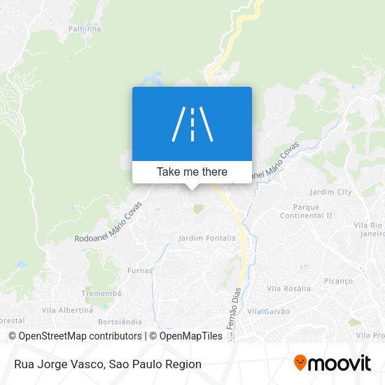 Rua Jorge Vasco map