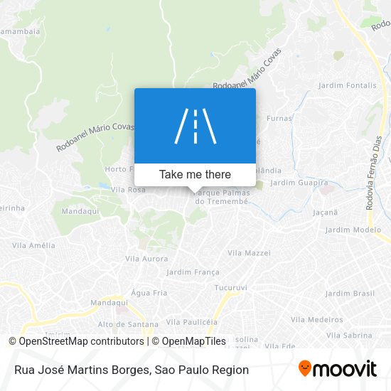 Rua José Martins Borges map