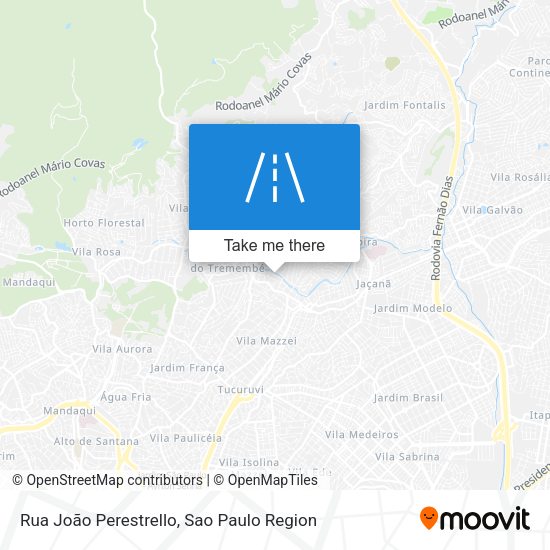Rua João Perestrello map