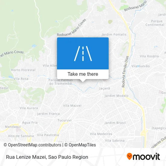 Rua Lenize Mazei map