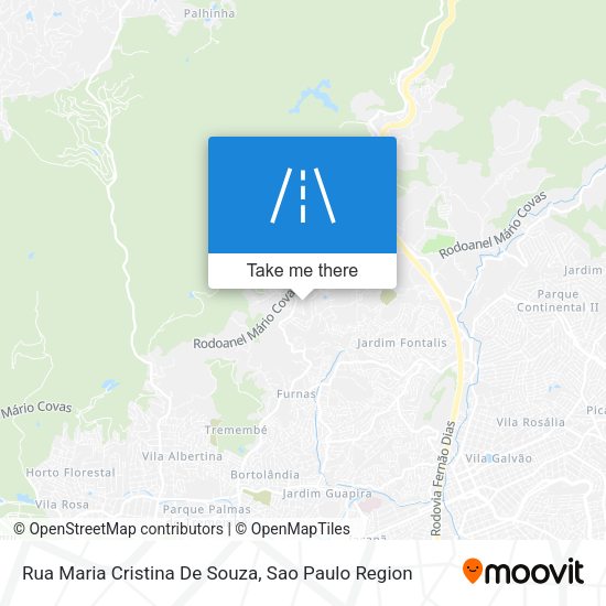Rua Maria Cristina De Souza map