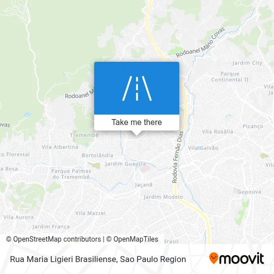 Rua Maria Ligieri Brasiliense map