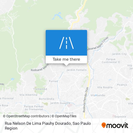 Mapa Rua Nelson De Lima Piauhy Dourado