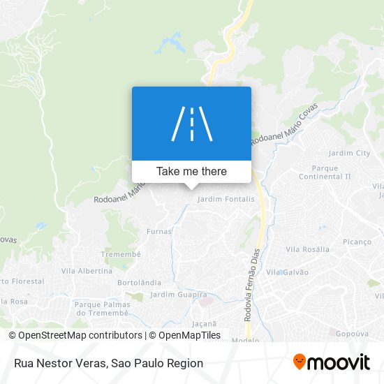 Mapa Rua Nestor Veras