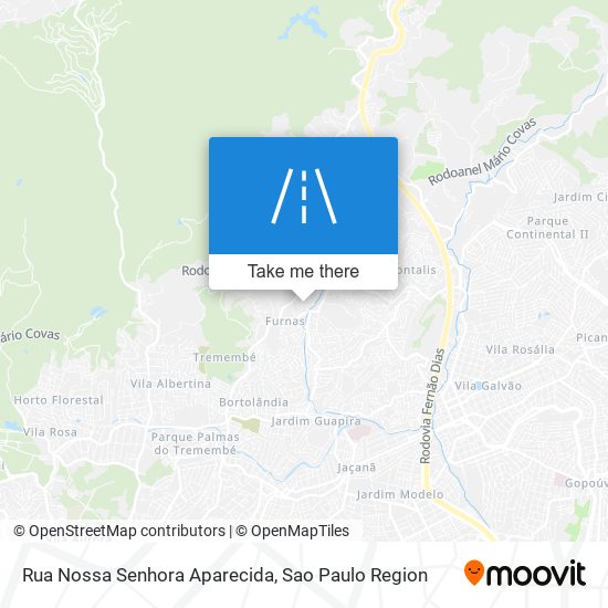 Mapa Rua Nossa Senhora Aparecida