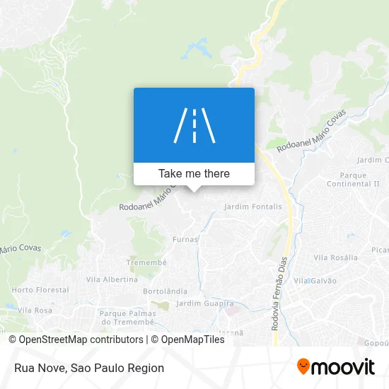 Rua Nove map