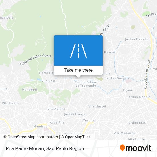 Rua Padre Mocari map