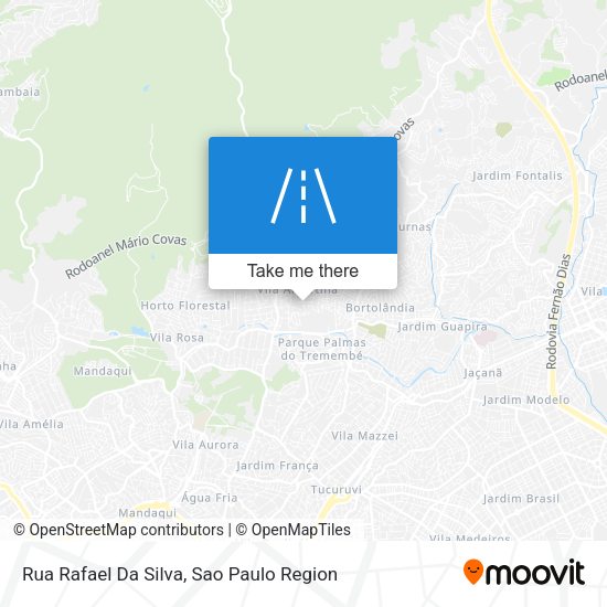 Rua Rafael Da Silva map