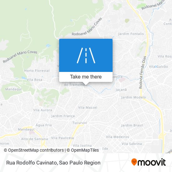 Rua Rodolfo Cavinato map