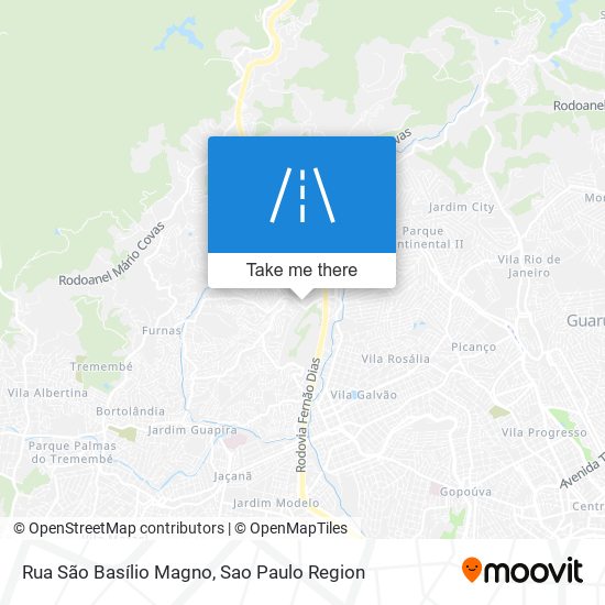 Mapa Rua São Basílio Magno