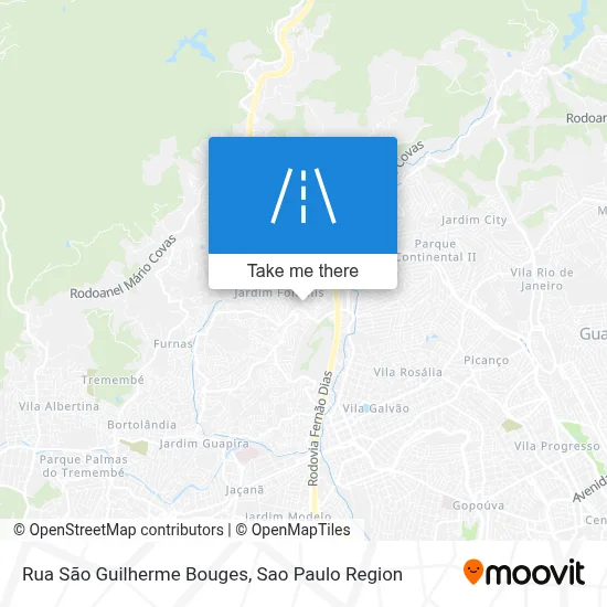Rua São Guilherme Bouges map