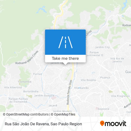 Rua São João De Ravena map