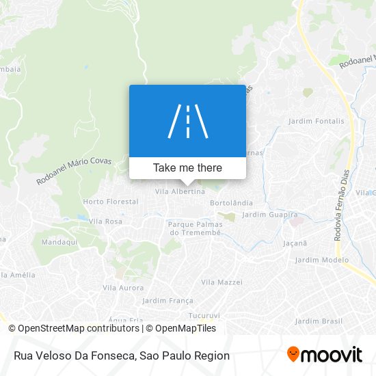 Mapa Rua Veloso Da Fonseca