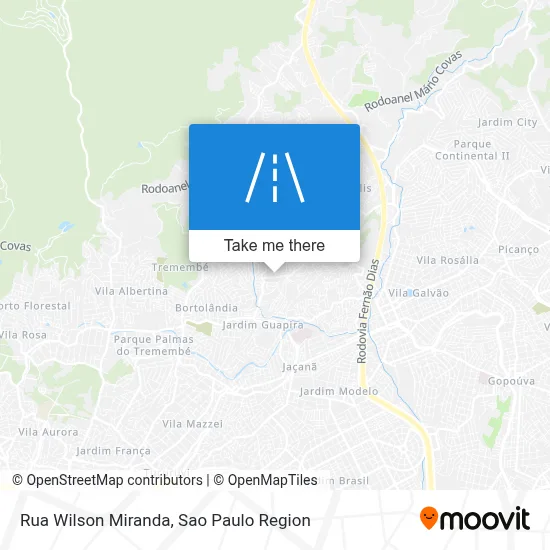 Rua Wilson Miranda map